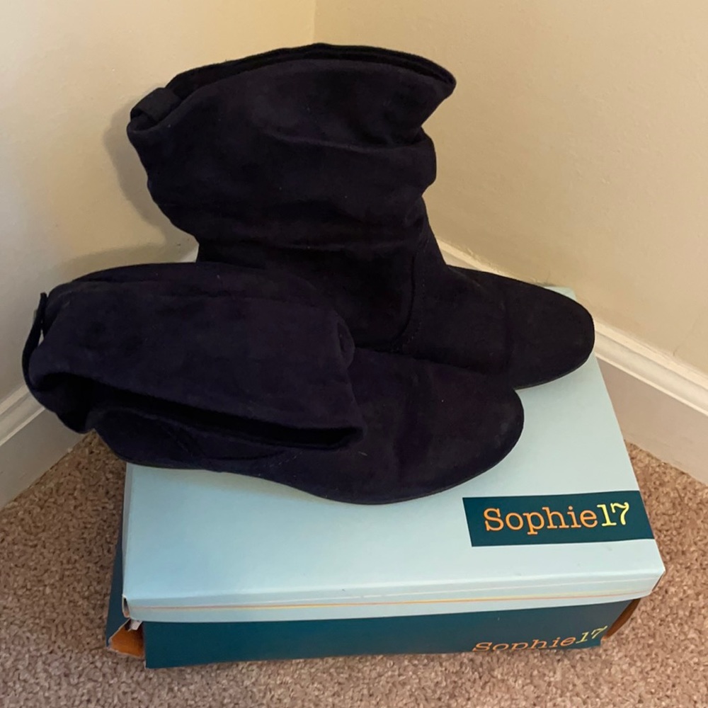 Ankle boots Navy Blue/ Dark Blue size 9